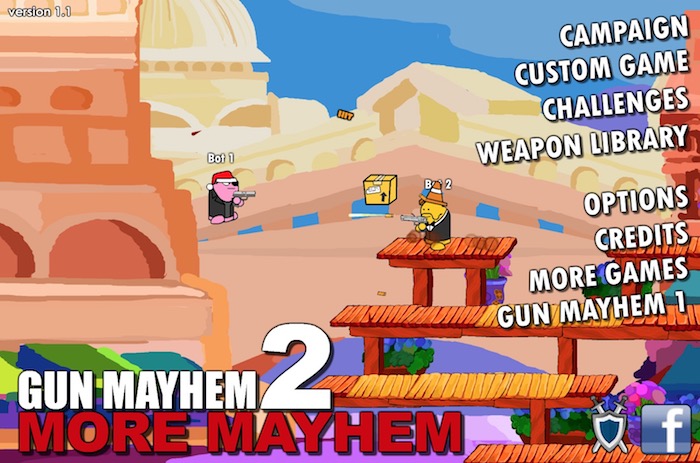 gun mayhem unblocked full screen